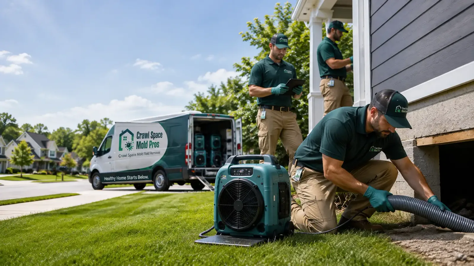 Crawl Space Mold Removal in Brunsville, IA